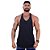 Regata Super Cavada Masculina MXD Conceito Preta Lisa - Imagem 1