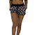 Shortinho Feminino Moletinho MXD Conceito Preto Bolinhas - Imagem 1