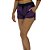 Shortinho Feminino Moletinho MXD Conceito Roxo Alvejado - Imagem 1