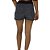 Shortinho Feminino Moletom MXD Conceito Preto Rajado Branco - Imagem 2