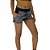 Shortinho Feminino Moletom MXD Conceito Rajado Preto - Imagem 2