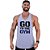 Regata Longline Super Cavada Masculina MXD Conceito Go To The Gym - Imagem 2
