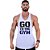 Regata Longline Super Cavada Masculina MXD Conceito Go To The Gym - Imagem 1