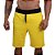 Bermuda Masculina Moletom MXD Conceito Amarelo Ouro Liso - Imagem 1