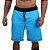 Bermuda Masculina Moletom MXD Conceito Azul Piscina Liso - Imagem 1