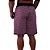 Bermuda Masculina Moletom MXD Conceito Quadriculado Bordo - Imagem 2