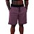 Bermuda Masculina Moletom MXD Conceito Quadriculado Bordo - Imagem 1