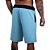 Bermuda Masculina Moletom MXD Conceito Azul Celeste Liso - Imagem 2
