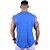 Regata Machão Longline Sem Manga MXD Conceito Azul Royal - Imagem 2