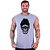 Regata Machão Longline Sem Manga MXD Conceito Caveira De Gorro - Imagem 3