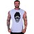 Regata Machão Longline Sem Manga MXD Conceito Caveira De Gorro - Imagem 1