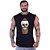 Regata Machão Longline Sem Manga MXD Conceito Caveira Moicano - Imagem 6