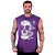Regata Machão Longline Sem Manga MXD Conceito Caveiras Escritas - Imagem 5
