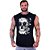 Regata Machão Longline Sem Manga MXD Conceito Caveiras Escritas - Imagem 3