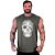 Regata Machão Longline Sem Manga MXD Conceito Forest Skull - Imagem 2