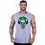 Regata Machão Longline Sem Manga MXD Conceito Heaphone Skull - Imagem 3