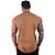 Regata Machão Longline Sem Manga MXD Conceito Marrom Argila - Imagem 2