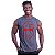 Regata Machão Longline Sem Manga MXD Conceito Red Skull Mask - Imagem 5