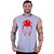 Regata Machão Longline Sem Manga MXD Conceito Red Skull Mask - Imagem 4