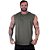 Regata Machão Longline Sem Manga MXD Conceito Verde Musgo Militar - Imagem 1