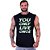 Regata Machão Longline Sem Manga MXD Conceito You Only Live Once - Imagem 3