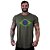 Camiseta Longline Masculina MXD Conceito Bandeira Brasil Rabiscos - Imagem 6