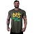 Camiseta Longline Masculina MXD Conceito Bandeira do Brasil Pincelado - Imagem 1