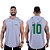 Regata Machão com Touca Masculina MXD Conceito Brasil e Número Dez - Imagem 3