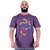 Camiseta Tradicional Masculina Manga Curta MXD Conceito Caveira Abstrata - Imagem 7