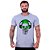 Camiseta Tradicional Masculina Manga Curta MXD Conceito Caveira com Fone de Ouvido - Imagem 5