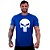 Camiseta Tradicional Masculina Manga Curta MXD Conceito Caveira Justiceiro - Imagem 3