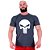 Camiseta Tradicional Masculina Manga Curta MXD Conceito Caveira Justiceiro - Imagem 7