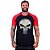 Camiseta Tradicional Masculina Manga Curta MXD Conceito Caveira Vingadora - Imagem 2