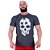 Camiseta Tradicional Masculina Manga Curta MXD Conceito Puzzle Skull - Imagem 9