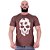 Camiseta Tradicional Masculina Manga Curta MXD Conceito Puzzle Skull - Imagem 4