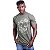 Camiseta Tradicional Masculina MXD Conceito Estampa Lateral Caveira Liquida - Imagem 4