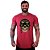 Camiseta Longline Manga Curta MXD Conceito Caveira Militar - Imagem 1