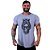 Camiseta Longline Manga Curta MXD Conceito Coruja Sábia com Caveira - Imagem 1
