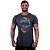 Camiseta Longline Masculina Manga Curta MXD Conceito Caveira Abstrata - Imagem 2
