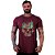 Camiseta Longline Masculina Manga Curta MXD Conceito Caveira Abstrata - Imagem 2