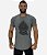 Camiseta Longline Masculina Manga Curta MXD Conceito Caveira Cacique - Imagem 10
