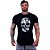 Camiseta Longline Masculina Manga Curta MXD Conceito Caveira Estilhaços - Imagem 1