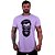 Camiseta Longline Masculina Manga Curta MXD Conceito Caveira Hipster - Imagem 5