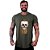 Camiseta Longline Masculina Manga Curta MXD Conceito Caveira Moicano - Imagem 1