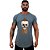 Camiseta Longline Masculina Manga Curta MXD Conceito Caveira Moicano - Imagem 7