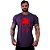 Camiseta Longline Masculina Manga Curta MXD Conceito Crânio Vermelho - Imagem 2