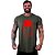 Camiseta Longline Masculina Manga Curta MXD Conceito Crânio Vermelho - Imagem 5