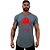 Camiseta Longline Masculina Manga Curta MXD Conceito Crânio Vermelho - Imagem 3