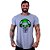Camiseta Longline Masculina Manga Curta MXD Conceito Green Glasses Skull - Imagem 3