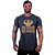 Camiseta Longline Masculina Manga Curta MXD Conceito No Pain No Gain Strong - Imagem 4